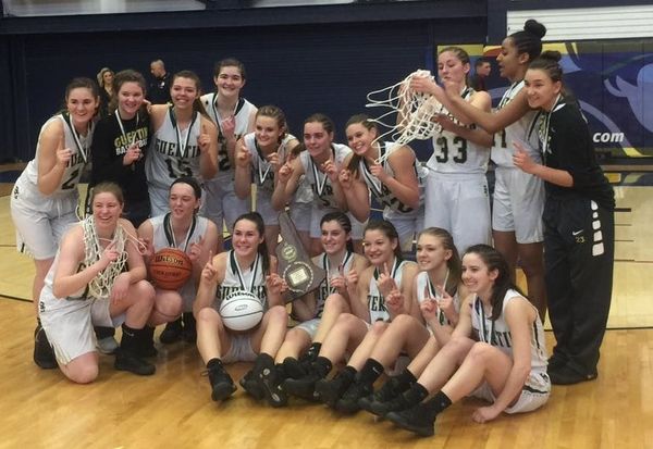 Bishop Guertin girls basketball holds off Bedford to win second straight D1 title