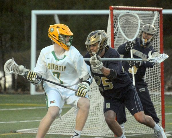 Bishop Guertin boys lacrosse comes back late to top Needham