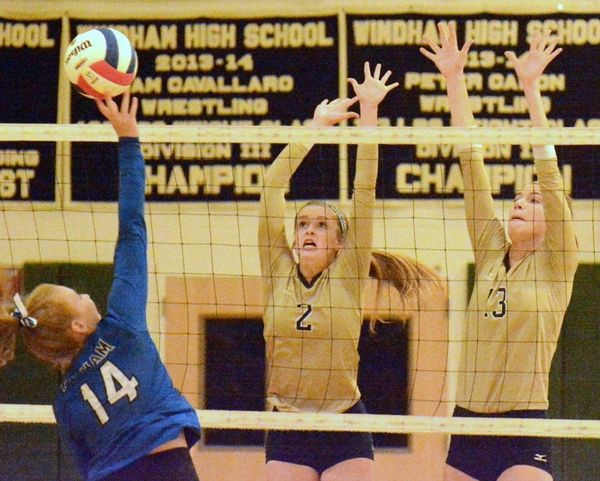 Windham girls volleyball cruises past Pelham in season opener