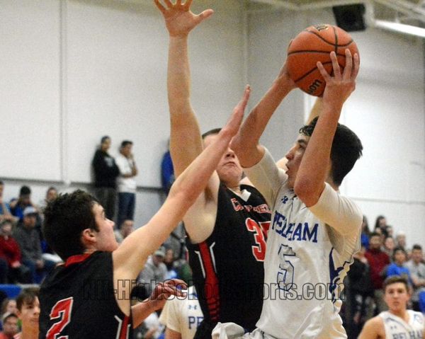 Pelham boys basketball pulls away in second half for win over Campbell