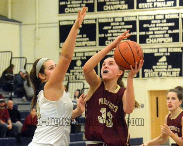 Portsmouth girls basketball remains undefeated with victory over Windham (video)