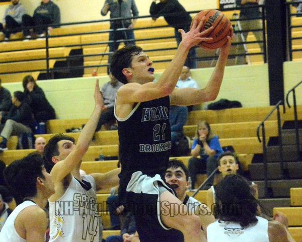 Hollis Brookline boys basketball clamps down on defense to beat Souhegan (video)