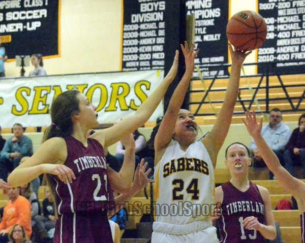 Souhegan girls basketball storms back to pick up win over Timberlane