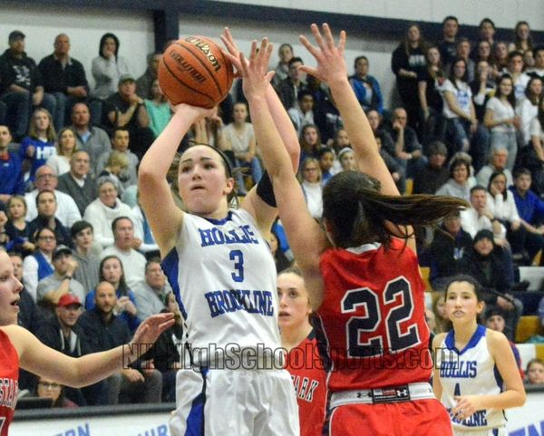 Composure, confidence helped Hollis Brookline girls basketball withstand John Stark comeback in D2 final