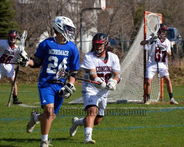 Concord boys lacrosse takes a step by finishing win over Merrimack