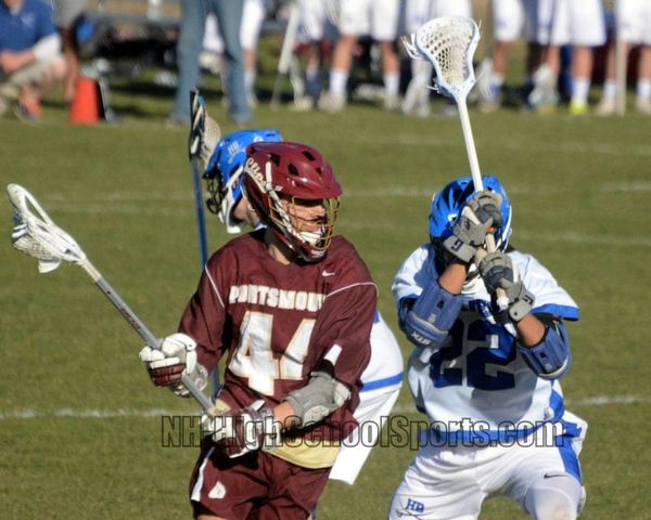 Portsmouth boys lacrosse bounces back to get win over Hollis Brookline