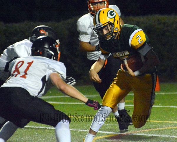Offense comes alive as Bishop Guertin football beats Keene for first win (video)