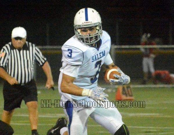 Salem rumbles to win over Exeter in D1 football opener