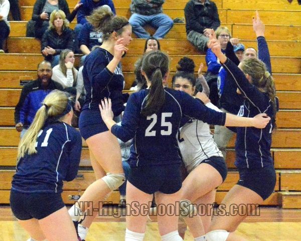 Milford slips by Oyster River to advance to D2 girls volleyball final
