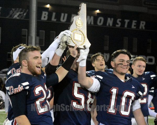 Plymouth comes back in second half to beat Alvirne, win 3rd straight D2 football title
