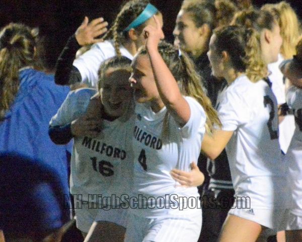 Seniors draw inspiration from Milford girls soccer’s last championship team
