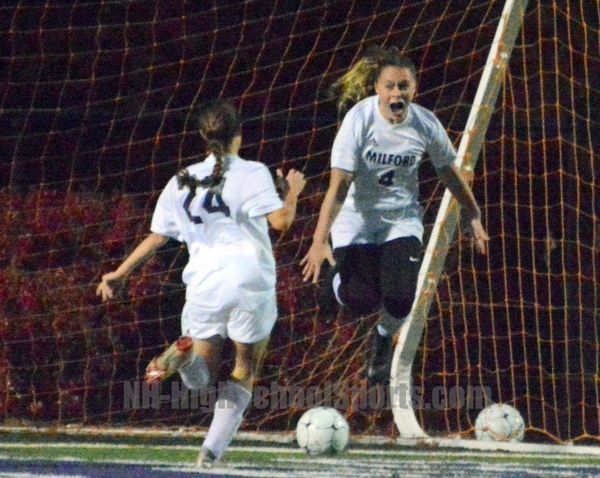 Milford girls soccer shuts out Pembroke to get to D2 championship