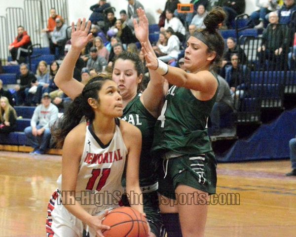 Manchester Memorial girls basketball outlasts Manchester Central in overtime