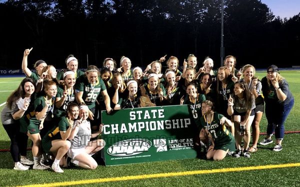 Ahearn’s late goal lifts Bishop Guertin past Pinkerton for second D1 girls lacrosse title in a row