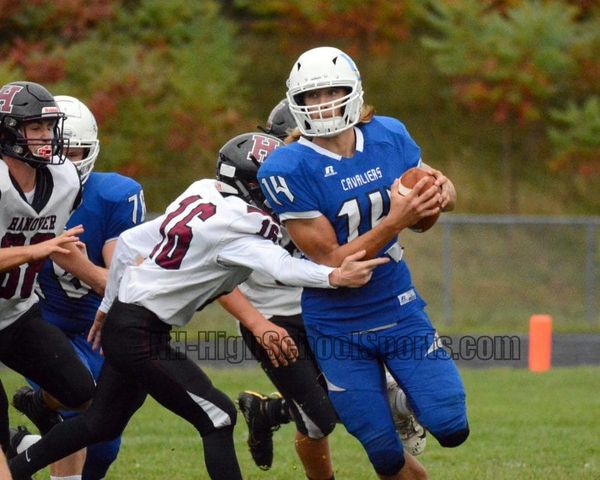Hollis Brookline football picks up where it left off, cruises to win over Hanover