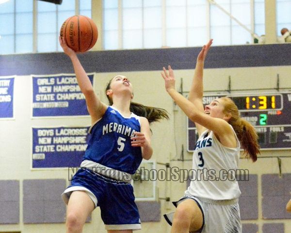 Merrimack, Nashua South girls basketball advance to Chick-Fil-A Holiday Tournament finale (video)