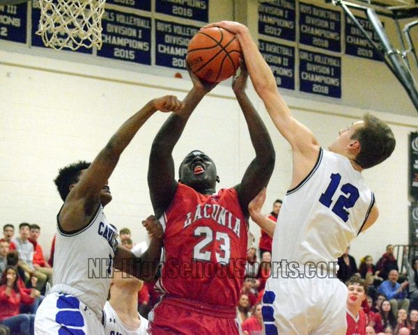 Hollis Brookline boys basketball avoids upset, rallies for OT win over Laconia (video)