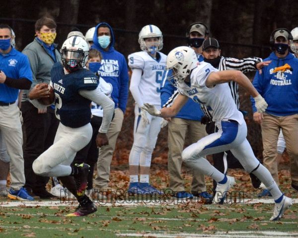 Nashua North holds off Salem to advance to D1 football final (video)