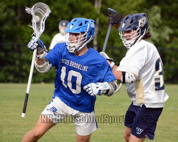 Hollis Brookline boys lacrosse rolls to playoff win over Windham (video)