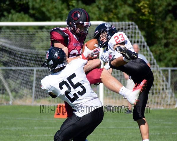 Goffstown football knocks off rust, gets win over Bedford (video)