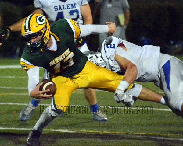 Bishop Guertin football stymies Salem to pick up win (video)
