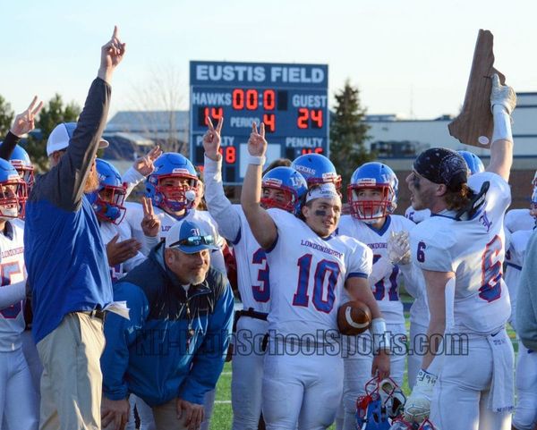 Big third quarter lifts Londonderry football past Winnacunnet to D1 title (video)