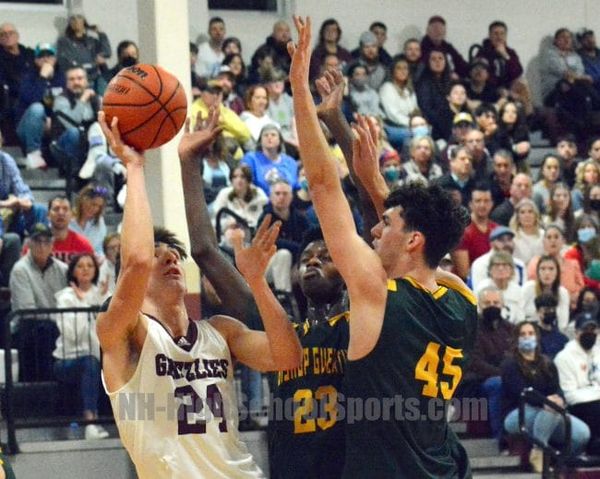 Goffstown boys basketball rolls into D1 semifinals with win over Bishop Guertin