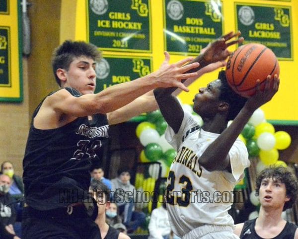 Goffstown boys basketball clamps down on defense for come back win over Bishop Guertin (video)