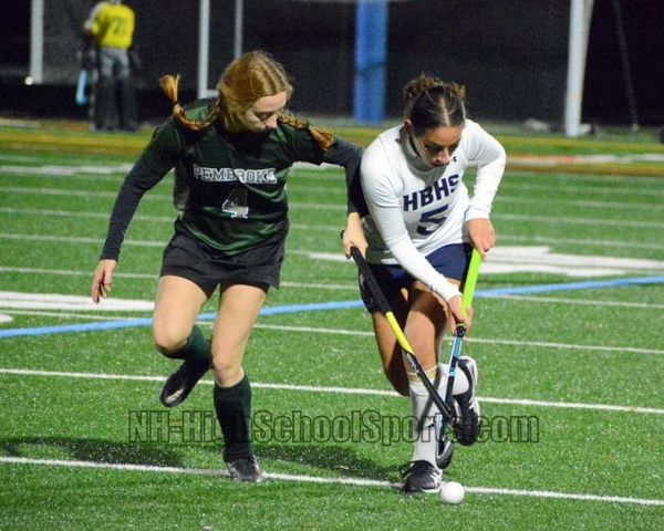 Hollis Brookline hits ground running to beat Pembroke in D2 field hockey prelim (video)