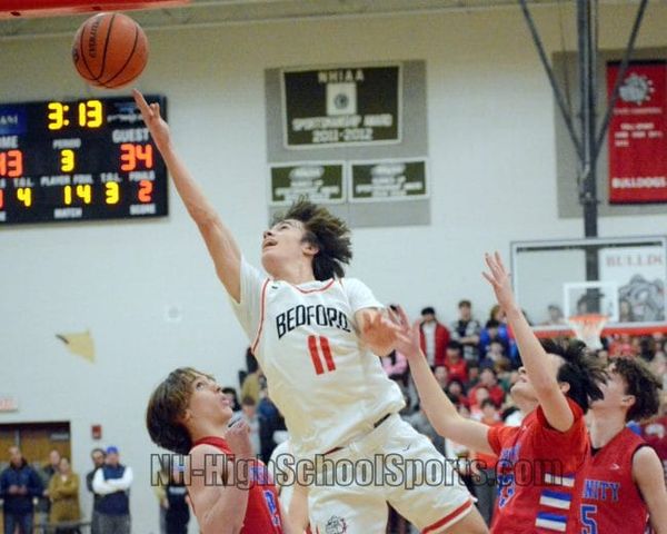 Bedford boys basketball comes back in second half to beat Trinity (video)