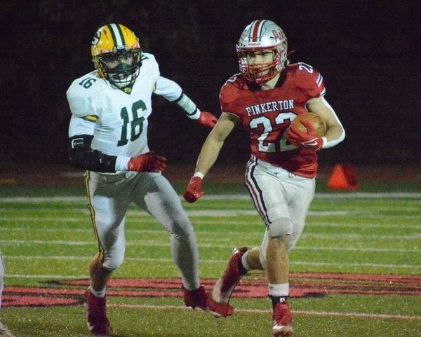Pinkerton soars past Bishop Guertin, into D1 football semifinals (video)