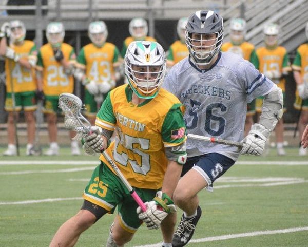 Staples boys lacrosse comes back, holds off Bishop Guertin (video)