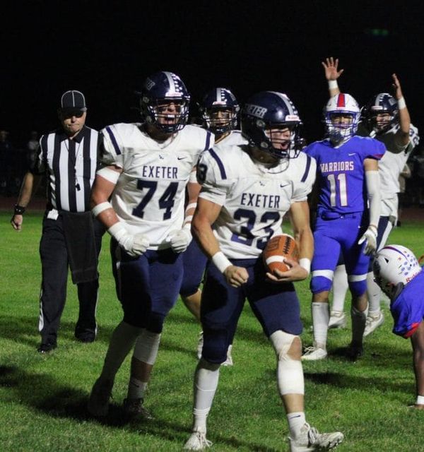 Batstone, Exeter football bater Winnacunnet in 2nd half to stay unbeaten