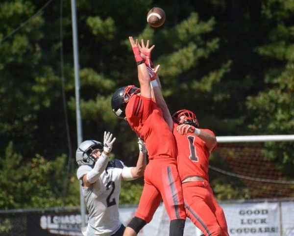 Campbell football rumbles to a win over Sanborn (video)