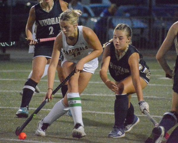 Bishop Guertin field hockey scores quick to get past Windham (video)