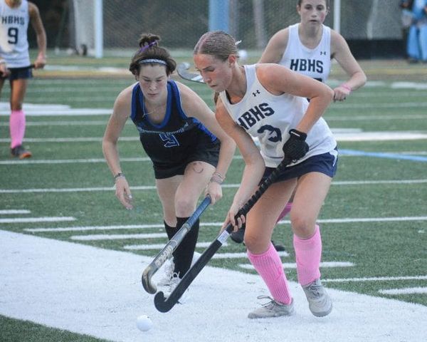 Hollis Brookline field hockey hands Oyster River first loss in OT