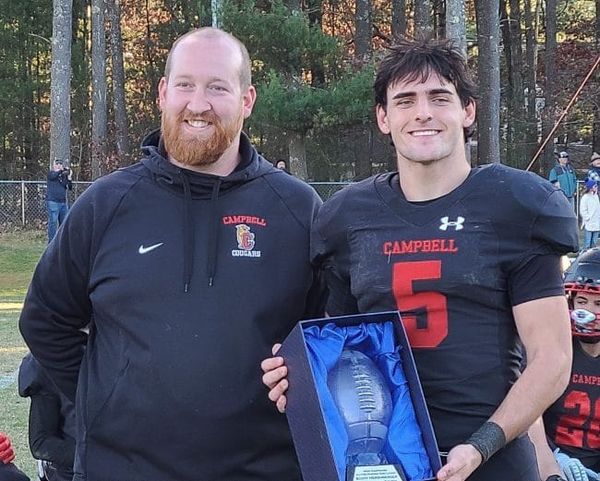 Hershberger sets record, Campbell gets win over Gilford in D3 football semis