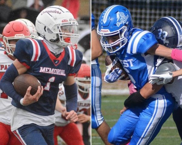 Memorial, West football prepare to face off in Manchester’s Turkey Bowl