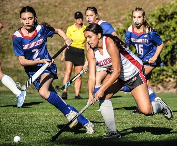 Bedford field hockey responds late to hand Londonderry a loss (video)