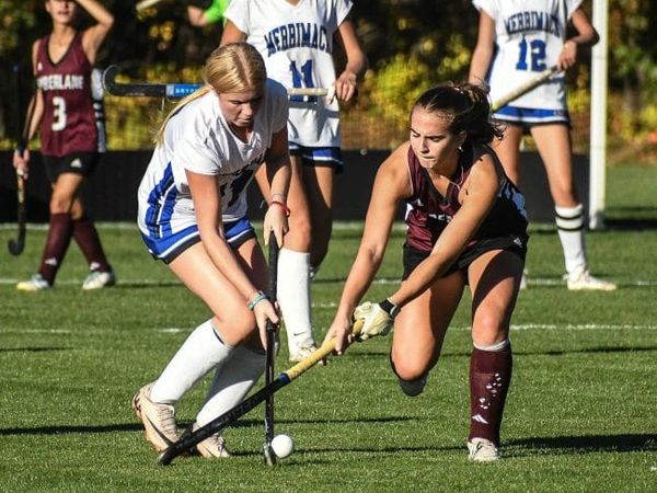 Merrimack field hockey stays resilient to beat Timberlane in D1 playoffs (video)
