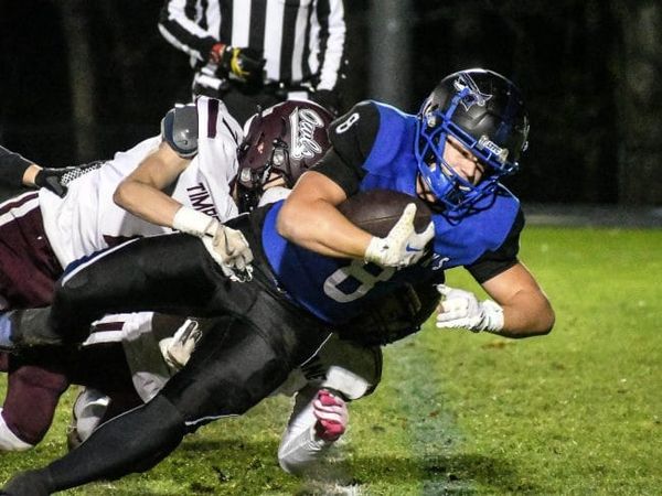 Merrimack football ends its season on a high note with win over Timberlane (video)