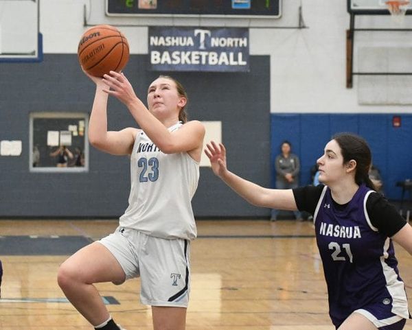 Nashua North girls basketball hangs on to beat Nashua South in Nashua Holiday Tournament finale (video)