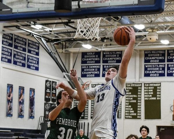 Hollis Brookline boys basketball rolls in 2nd half to beat Pembroke (video)