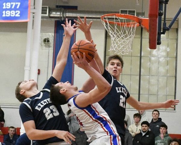 Strong 1st half helps Trinity boys basketball hold on for win over Exeter