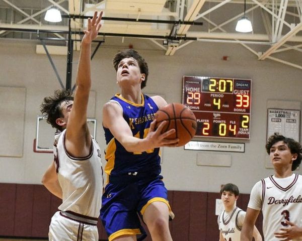 Kearsarge boys basketball grinds out win over Derryfield in D3 playoffs (video)
