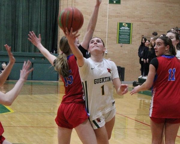 Bishop Guertin girls basketball holds off Trinity to win D1 playoff opener