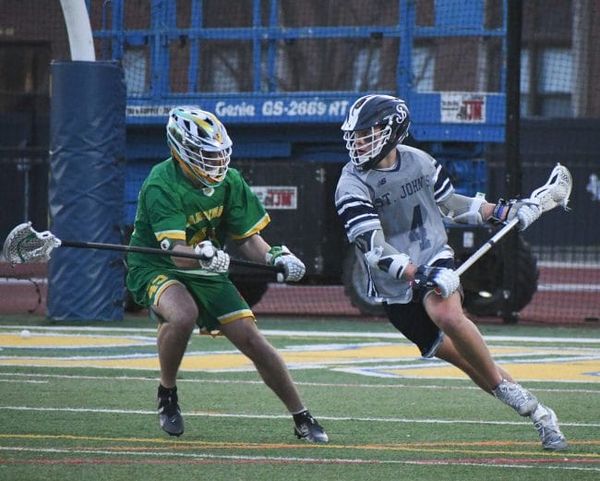 Bishop Guertin boys lacrosse got an early test from St. John’s Prep (video)