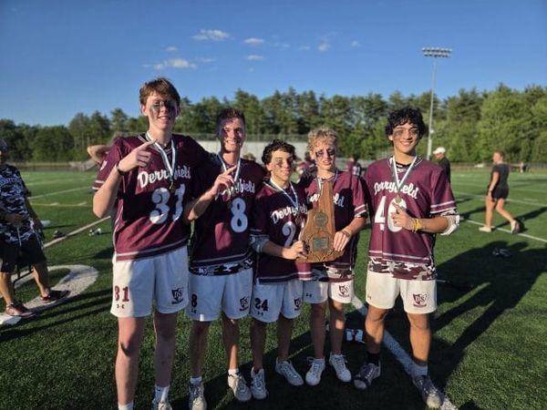 Lande, Stover connect late to lift Derryfield past Winnacunnet in D2 boys lacrosse title game
