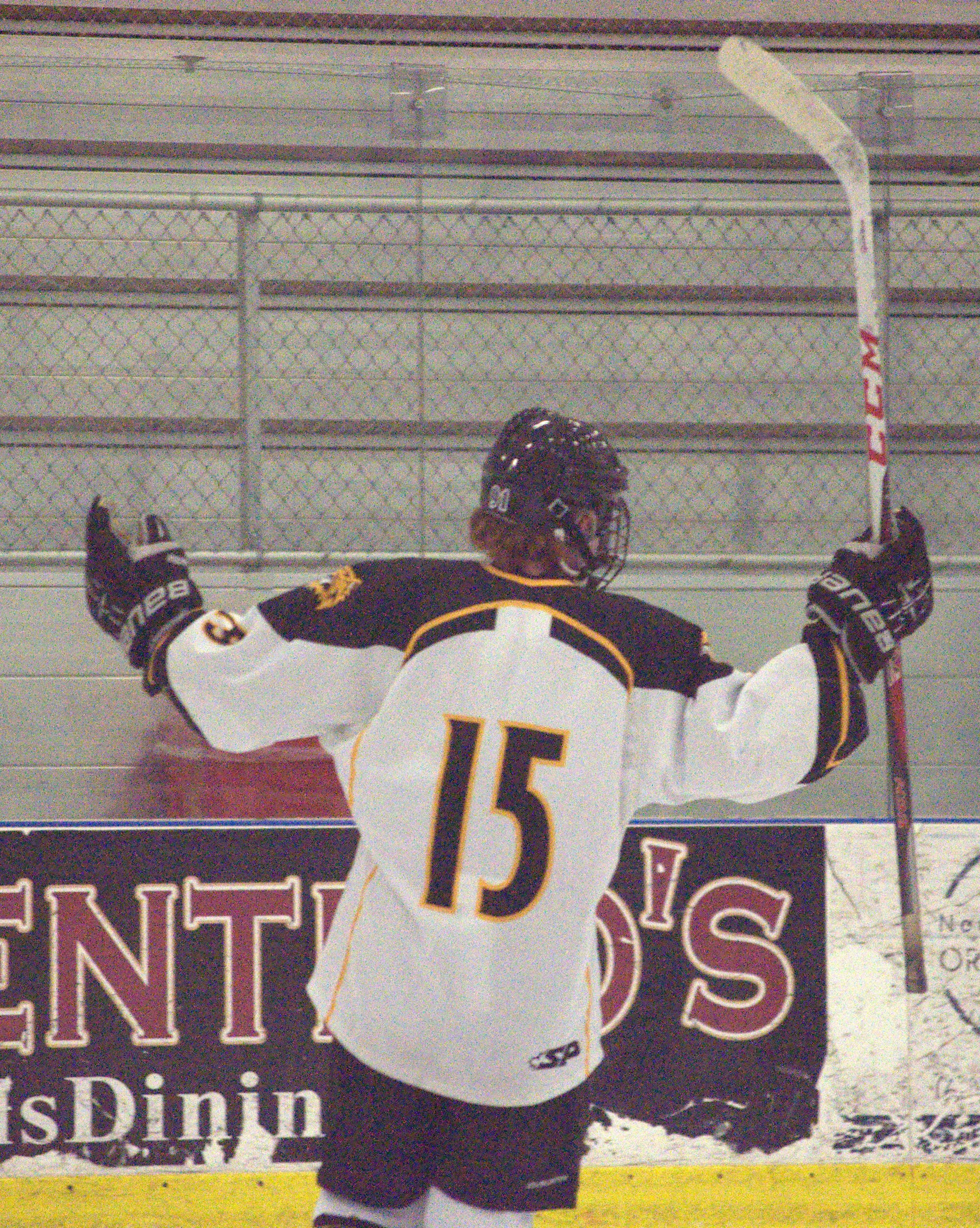 Souhegan's Joe Nutting celebrates after scoring a goal.