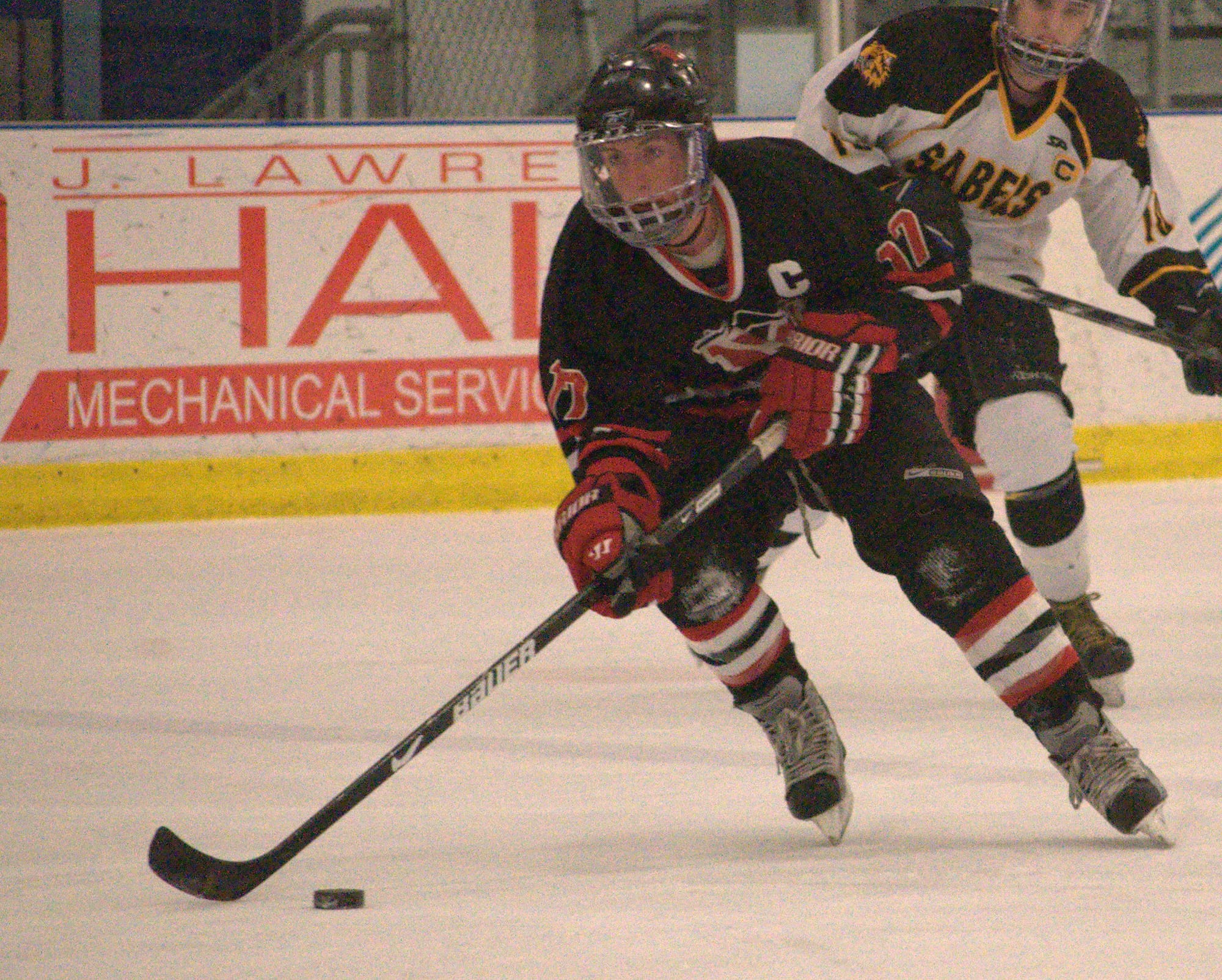 Berlin's Connor Jewett had three goals and two assists in Wednesday's win over Souhegan. For more photos, go to the Photo Album.